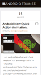 Mobile Screenshot of androidtrainee.com
